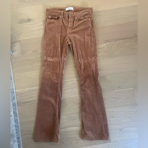 Zara Corduroy Flare Pants